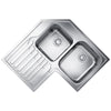Studio STX621 LHD Corner Sink 830x830x190mm