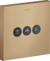 AXOR ShowerSelect calve conc.3 outl. BBR Brushed Bronze