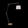 1xE27 Cantilver Floor Lamp White Shade