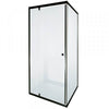 Shower Door Sierra Black Frame Pivot 900x900x1850