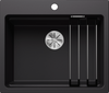 Etagon 6 Sink Drop-in Silgranit Black 600x510x220mm