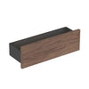 Smyle Square wall shelf Hickory