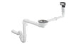 Hansgrohe D14-10 Manual Waste And Overflow Set For Single Bowl Stainless Steel