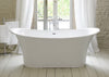 Toulouse Freestanding Bath Polished White 1810X800X625mm