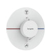 Hansgrohe Showerselect Comfort S Thermostat For Concealed Installation For 2 Functions Matt White