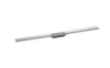 Hansgrohe Raindrain Flex Finish Set Shower Drain 1200 Cuttable For Wall Mounting Brushed Stainless S