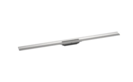 Hansgrohe Raindrain Flex Finish Set Shower Drain 1200 Cuttable For Wall Mounting Brushed Stainless S