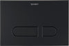 A1 Dual Flush Actuator Plate Matt Black