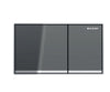 Omega60 actuator plate, for dual flush, surface-even: lava, mirrored, bright chrome-plated