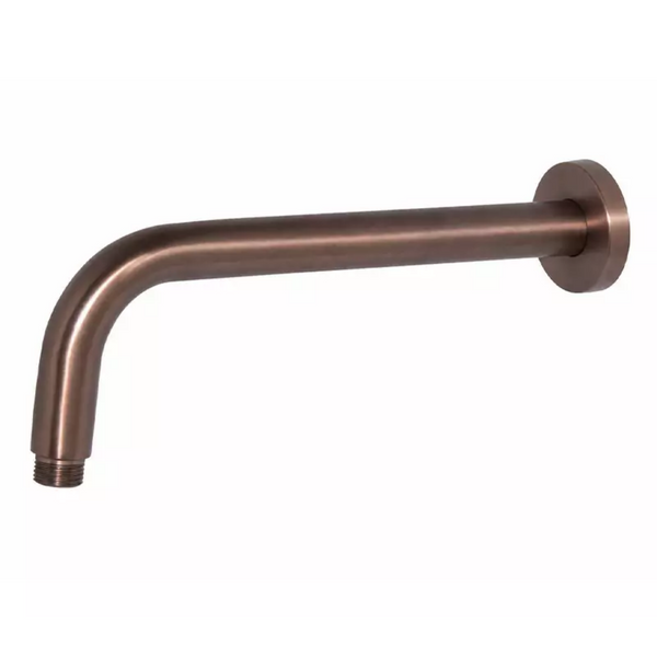 300mm Shower Arm Round - Brushed Bronze