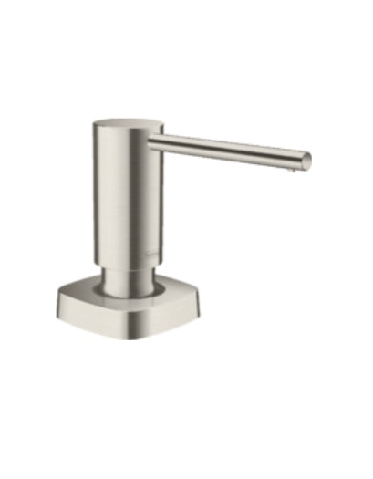 Hansgrohe A71 Soap-/ Lotion Dispenser Brushed Stainless Steel