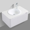 MONZA WAVE 800 WHITE VANITY SET