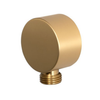 Round Wall Outlet - Brushed Brass
