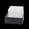 1x5W LED Square Aluminium W/L IP54 3000K