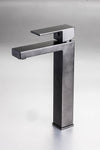 Malta Black Tall Basin Mixer Square