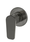 Round Paddle Wall Mixer Gun Metal