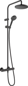 Hansgrohe Vernis Blend Showerpipe 200 1Jet Ecosmart With Thermostat Matt Black