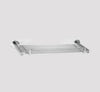Slimline Double Soap Rack Brushed Stainless Steel