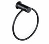Allure Black Towel Ring