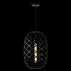 1xE27 Nest Pendant Black