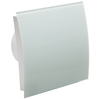 White Ellipse Sheen Glass Extractor Fan