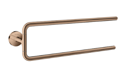 Axor Universal Circular Towel Holder Twin-handle Polished Red Gold