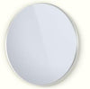 Circular Mirror 900mm without LED , 30mm frame depth Matt Stainless Steel