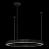 45W LED SMD 80cm Halo Pendant Black WW