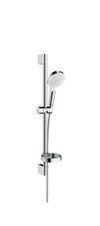 Hansgrohe Crometta Shower Set 100 Vario With Shower Bar 65 Cm And Soap Dish White/Chrome