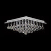 4xG9 Square SmallCrystal Ceiling Fitting