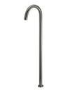 Round Freestanding Bath Mixer Gun Metal