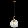 1xE27 Truffle 20cm Glass Pendant AB/Clear