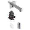 Brenta WM Concealed w/ Mixer Chrome