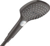 Hansgrohe Raindance Select E Hand Shower 120 3Jet Brushed Black Chrome
