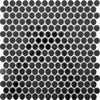 Penny Round Black Gloss (19mm diam) 315x294 (11 Sheet / m²)