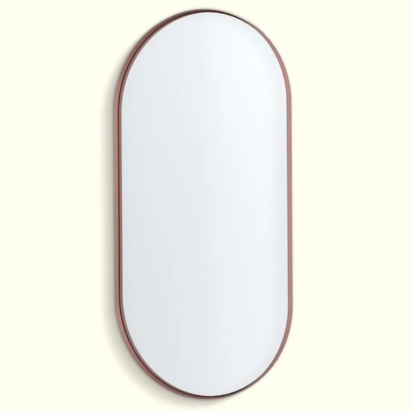 CA Brass LED Pill Mirror