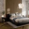 Canne Nut Black Matt Porcelain 