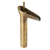 Cascade Basin Mixer Antique Brass