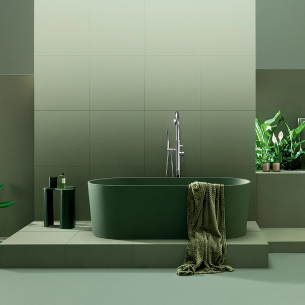 Cielo E Terra Verde Matt Porcelain