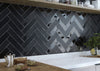 Colonial Brillo Black Gloss Ceramic 75X300X8.6mm (0.5Sqm/Box)