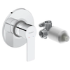 D-Code Single lever mixer concealed set Chrome