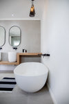 Dubai Freestanding Bath Pearl White 1640x830x470 (No Overflow)