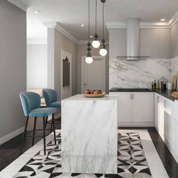 Deco Terrazzo Nero Tiles