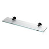 Demola Black Glass Shelf