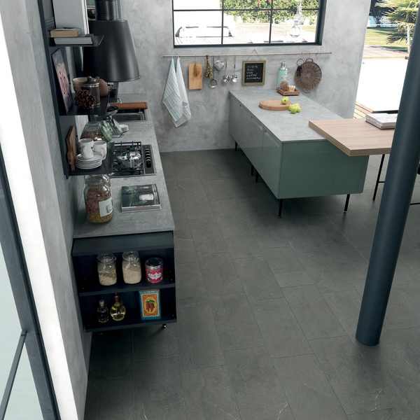 Dolomiti Basalto Smooth Matt Porcelain Body