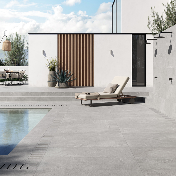 Dolomiti Cenere Smooth Matt Full Body Porcelain