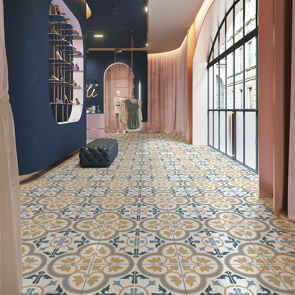 Dover Beige 450x450x9mm Matt Porcelein (1.22sqm/box)