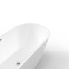 Eos Freestanding Bath Acrylic Polished White 1500X730X580mm