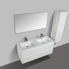 Enzo 1200 White Double Draw Vanity Set