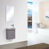 Enzo 400Concrete Single Drawer Vanity Set